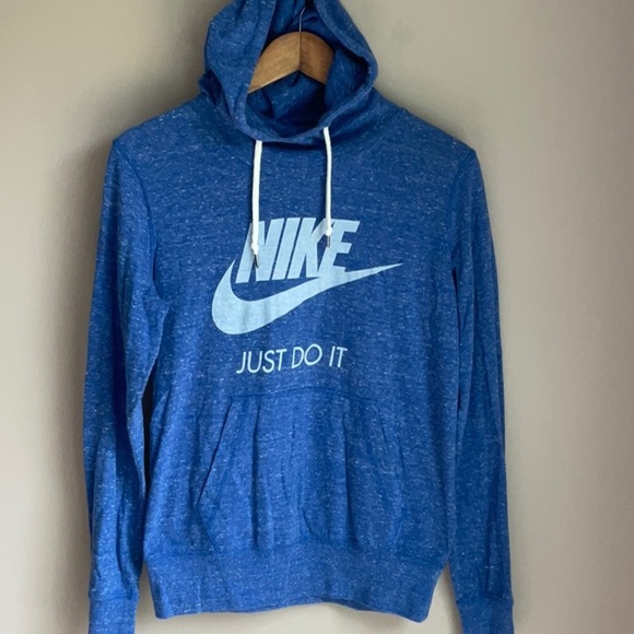 Nike Tops - Nike Lightweight Women’s Hoodie Blue M